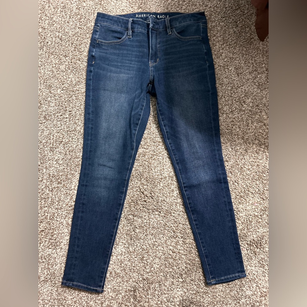 American Eagle Outfitters Women's Blue Jeggings